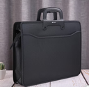 晨光(M&amp;G)文具黑色办公手提会议包 双层事务包 商务拉链袋电脑公文包 单个装ABB93098